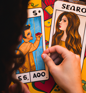 Lectura de Cartas y la Conexión entre un Hombre Sagitario y una Mujer Leo