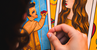 Lectura de Cartas y la Conexión entre un Hombre Sagitario y una Mujer Leo