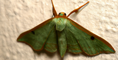 ¿Qué simboliza la polilla verde en lo espiritual?