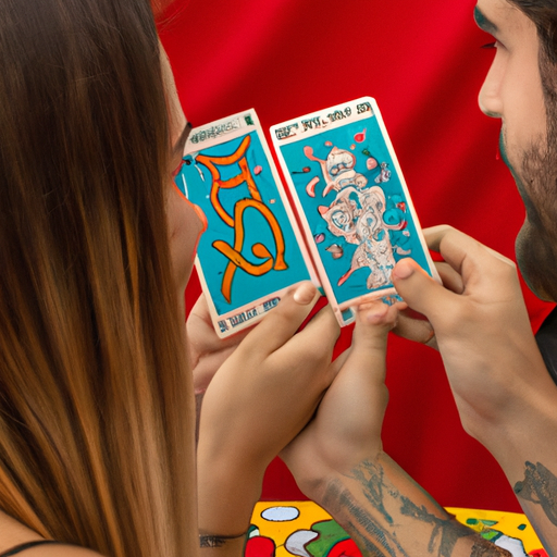 Interacción Tarot Entre Mujer Piscis y Hombre Leo